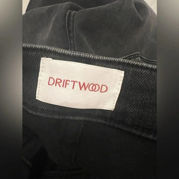 NWOT Driftwood Acid Black Denim Jeans - Picture 4 of 5
